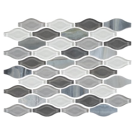 Andova Tiles SAMPLE Annabelle Arabesque Mosaic Wall Tile SAM-ANDANN263